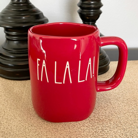 🆕Rae Dunn FA LA LA Ceramic Mug - Picture 1 of 1